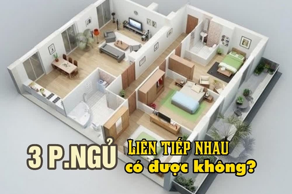 Có nên xây 3 phòng ngủ liên tiếp cho nhà bạn hay không?