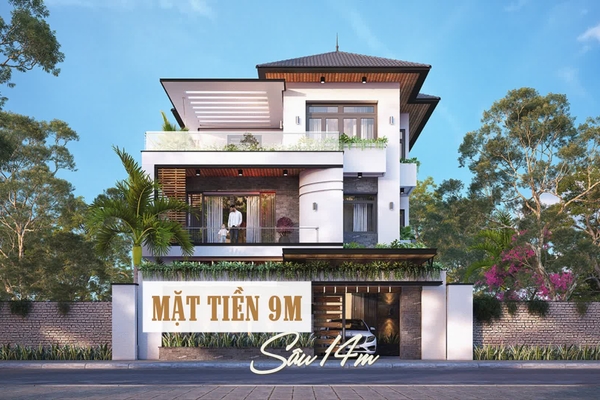 37 Mẫu nhà 9x14m đẹp thiết kế đầy đủ công năng hút mắt người xem
