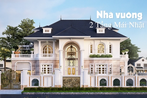 Chọn lọc 43+ mẫu nhà vuông mái nhật đẹp nhất & full bản vẽ chi tiết