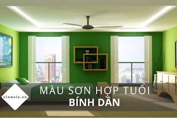1986 tuổi bính dần sơn nhà màu gì hợp phong thủy