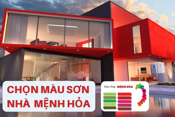 Chọn phối màu sơn nhà cho người mệnh hỏa sinh tài lộc