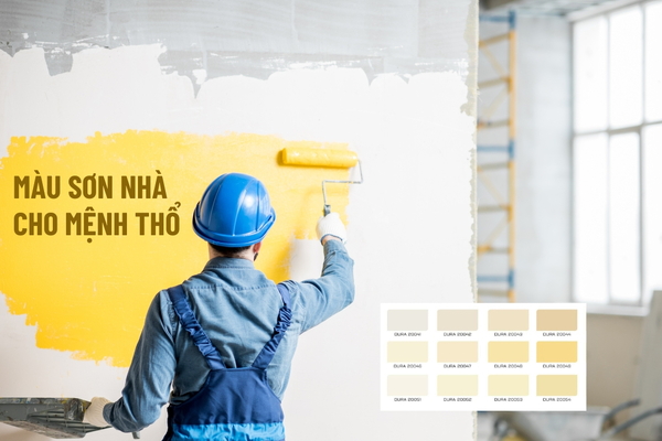 Cách chọn màu sơn nhà mệnh Thổ hợp phong thủy