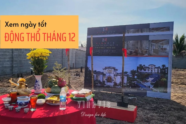 Xem ngày tốt động thổ tháng 12 năm 2025 - Nền móng vững chắc