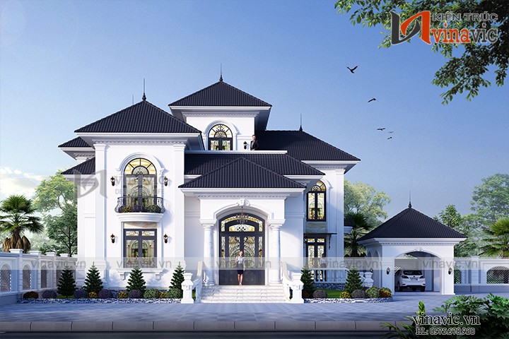 Biệt thự 350m2 4 phòng ngủ 2 tầng 1 lửng mức đầu tư 2.5 tỷ ở Phú Thọ BT1903