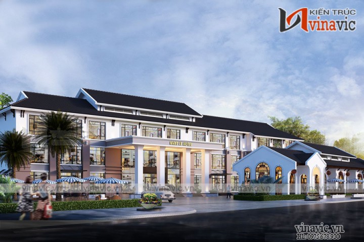 Thiết Kế Khách Sạn Đẹp, Nhà Hàng, Barcigar Nhật Lệ tại TP Đồng Hới