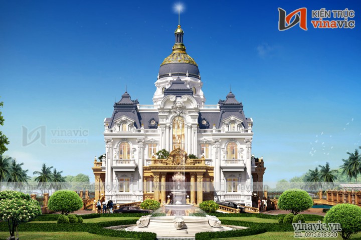 Lâu đài cung điện cổ điển xa hoa lộng lẫy đẳng cấp doanh nhân LDDT1903