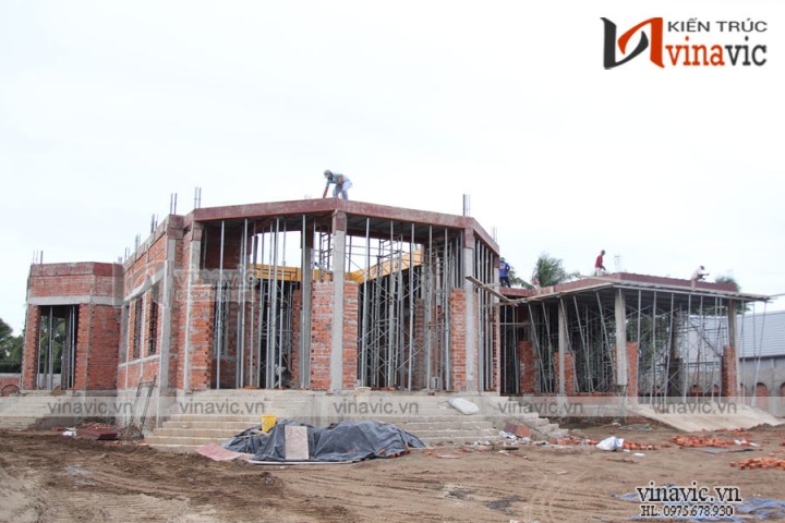Hoàn thiện mẫu dinh thự đẳng cấp tại Cù lao Dung- Sóc Trăng