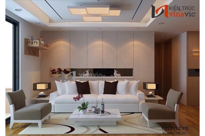 Mẫu thiết kế nội thất chung cư hiện đại NTC1401
