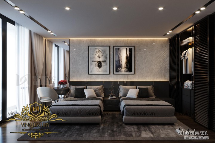 Mẫu nội thất hiện đại sang trọng tinh tế ở Mộc Châu - Sơn La NT2008