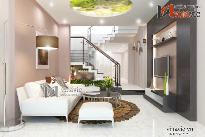 Tinh tế với mẫu thiết kế nội thất phong cách hiện đại NTO1407