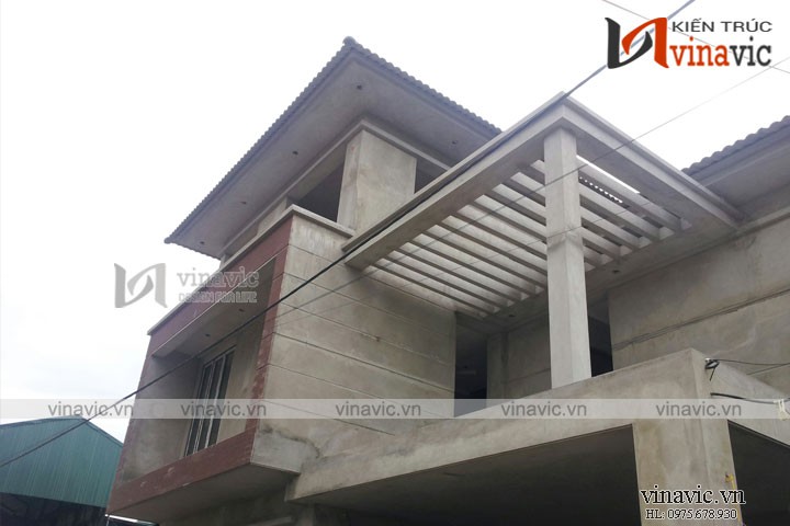 Hoàn thiện công trình biệt thự 3 tầng nhẹ nhàng TCBT1682