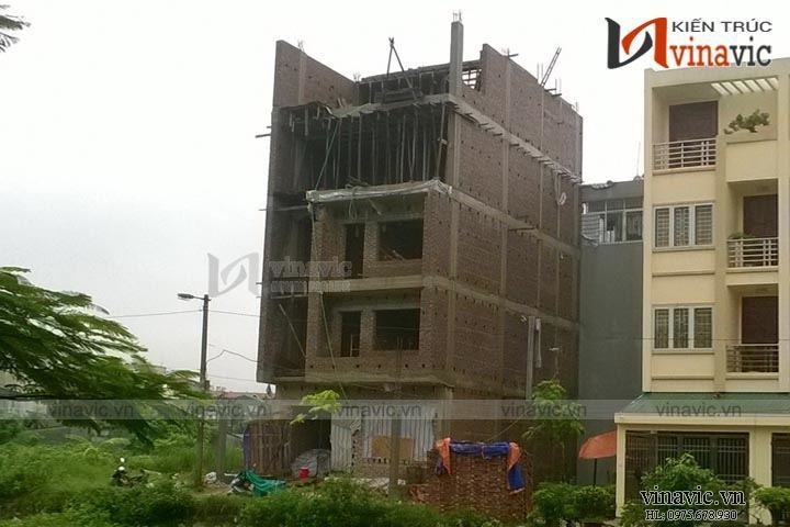 Xây dựng hoàn thiện công trình nhà phố 5 tầng TCNO1448