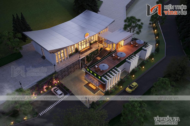 Thiết Kế Trung Tâm Hội Nghị Hội Thảo Dự Án Sun Set Hòa Bình