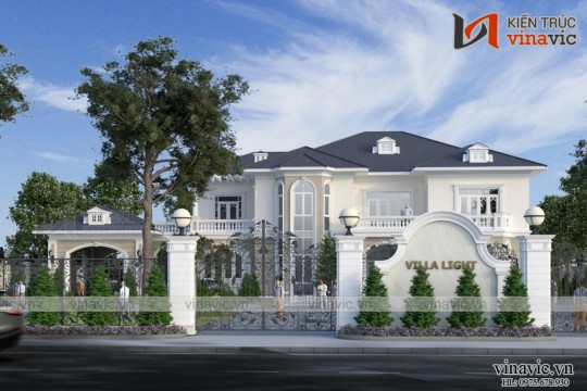 Biệt thự 2 tầng tân cổ điển 250m2/1 sàn đẳng cấp ở đảo Phú Quốc LDDT2003