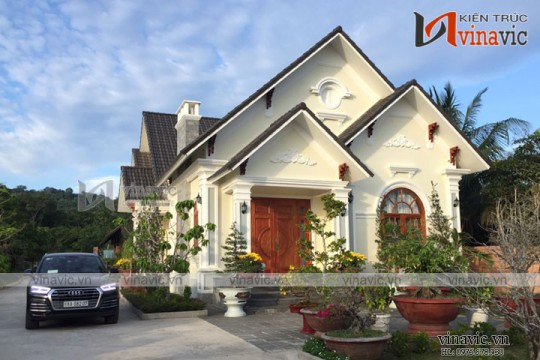 Hoàn thiện mẫu nhà 1 tầng mái thái 3 phòng ngủ đẹp TCBT1827