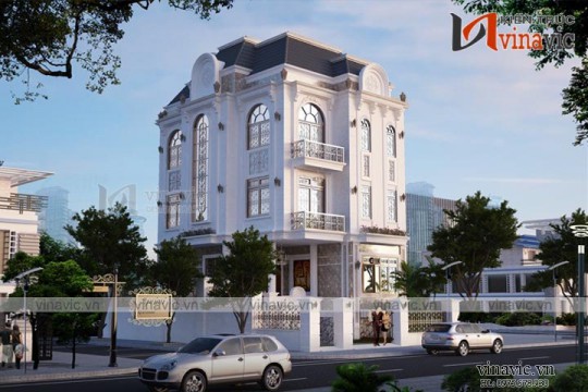 Biệt thự 4 tầng phong cách tân cổ điển ở Phú QuốcBT1641