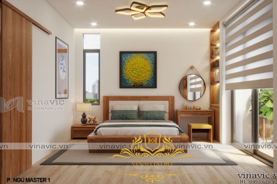 Nội thất biệt thự 2 tầng ở Hà Nội phong cách hiện đại NT2017