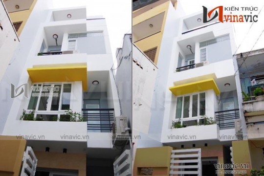 Xây nhà đẹp trọn gói công trình nhà phố 4 tầng TCNP03