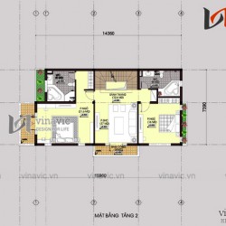 Mẫu nhà 4 tầng 110m2 mặt tiền rộng 7m thiết kế tân cổ điển  BT1500