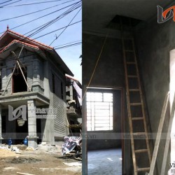 Xây nhà biệt thự trọn gói công trình biệt thự 2 tầng TCBT1449