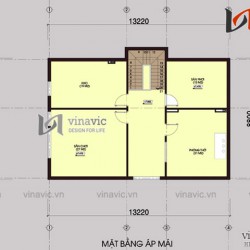 Mẫu nhà 100m2 3 tầng 4 phòng ngủ mặt tiền 8m dự kiến đầu tư 1,7 tỷ BT1488