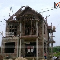 Xây nhà trọn gói công trình biệt thự 2 tầng TCBT1498 tại hà nội