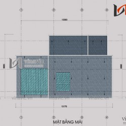 Biệt thự 120m2 5 phòng ngủ 3 tầng 1 P.Khách, 1 P.Bếp ăn, 2 P.WC BT1487