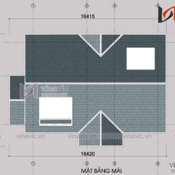 Mẫu nhà 100m2 3 tầng 4 phòng ngủ mặt tiền 8m dự kiến đầu tư 1,7 tỷ BT1488