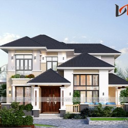 Biệt thự 2 tầng 200m2 3 phòng ngủ 17x12m BT1912