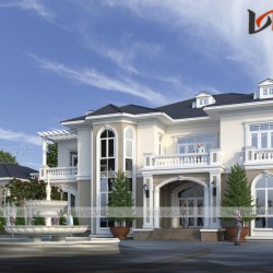 Biệt thự 2 tầng tân cổ điển 250m2/1 sàn đẳng cấp ở đảo Phú Quốc LDDT2003