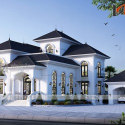 Biệt thự 350m2 4 phòng ngủ 2 tầng 1 lửng mức đầu tư 2.5 tỷ ở Phú Thọ BT1903