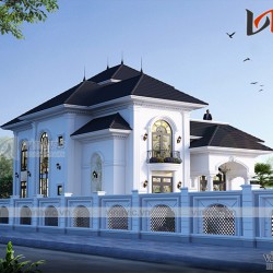 Biệt thự 350m2 4 phòng ngủ 2 tầng 1 lửng mức đầu tư 2.5 tỷ ở Phú Thọ BT1903
