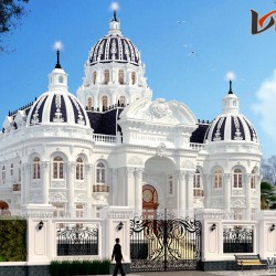 Biệt thự lâu đài Pháp cổ điển đẹp như mơ của doanh nhân LDDT2001
