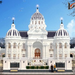 Biệt thự lâu đài Pháp cổ điển đẹp như mơ của doanh nhân LDDT2001
