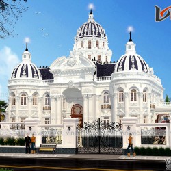 Biệt thự lâu đài Pháp cổ điển đẹp như mơ của doanh nhân LDDT2001