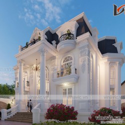 Dinh thự 3 tầng phong cách tân cổ điển ở Hà Nam LDDT2005