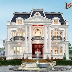 Dinh thự cổ điển 3 tầng 500m2 ở Đông Anh- Hà Nội LDDT2004