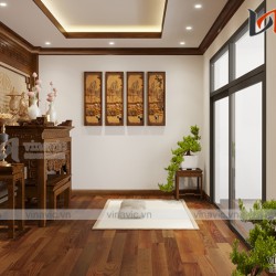 Nội thất nhà ống mang phong cách hiện đại trẻ trung  NTNO1621