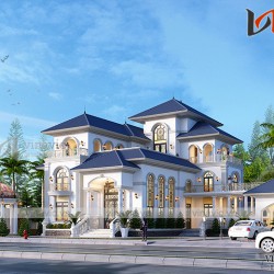 Mẫu Villa 3 tầng mang phong cách Tân Cổ Điển BT1907 đầy sang trọng