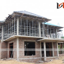 Hoàn thiện mẫu biệt thự hiện đại đẹp ở Sầm Sơn TCBT1828