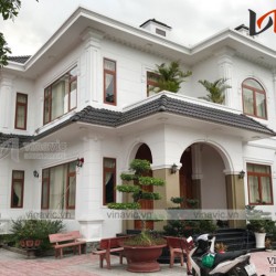 Hoàn thiện mẫu nhà 2 tầng mặt tiền 10m diện tích 150m2 TCBT1826