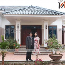 Hoàn thiện mẫu biệt thự mái nhật 1 tầng hiện đại TCBT1527