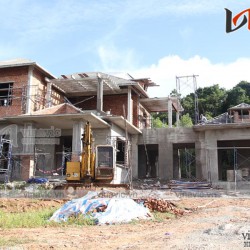 Thi công biệt thự 2 tầng mái thái tuyệt đẹp TCBT1802