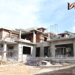 Thi công biệt thự 2 tầng mái thái tuyệt đẹp TCBT1802