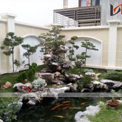 Thi công hoàn thiện kiến trúc nội thất sân vườn Biệt Thự Phủ Lý Hà Nam BT1654