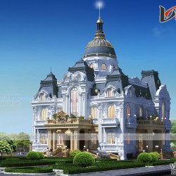 Lâu đài cung điện cổ điển xa hoa lộng lẫy đẳng cấp doanh nhân LDDT1903