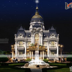 Lâu đài cung điện cổ điển xa hoa lộng lẫy đẳng cấp doanh nhân LDDT1903