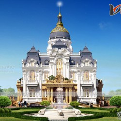 Lâu đài cung điện cổ điển xa hoa lộng lẫy đẳng cấp doanh nhân LDDT1903