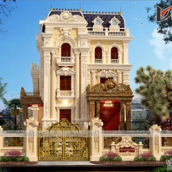 Lâu đài đẹp như cung điện thiết kế sa hoa lộng lẫy LDDT1907
