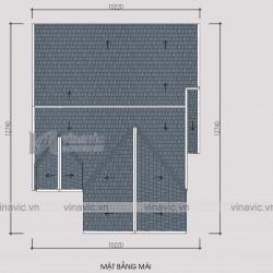 Mẫu thiết kế cải tạo biệt thự 3 tầng kiến trúc hiện đại ở Hà Nội BT1833